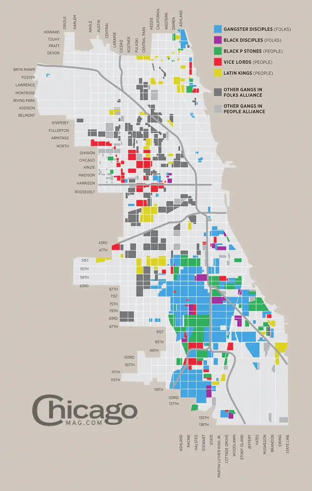 Chicago’s gang territories