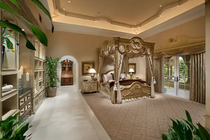 This is the enormous bedroom