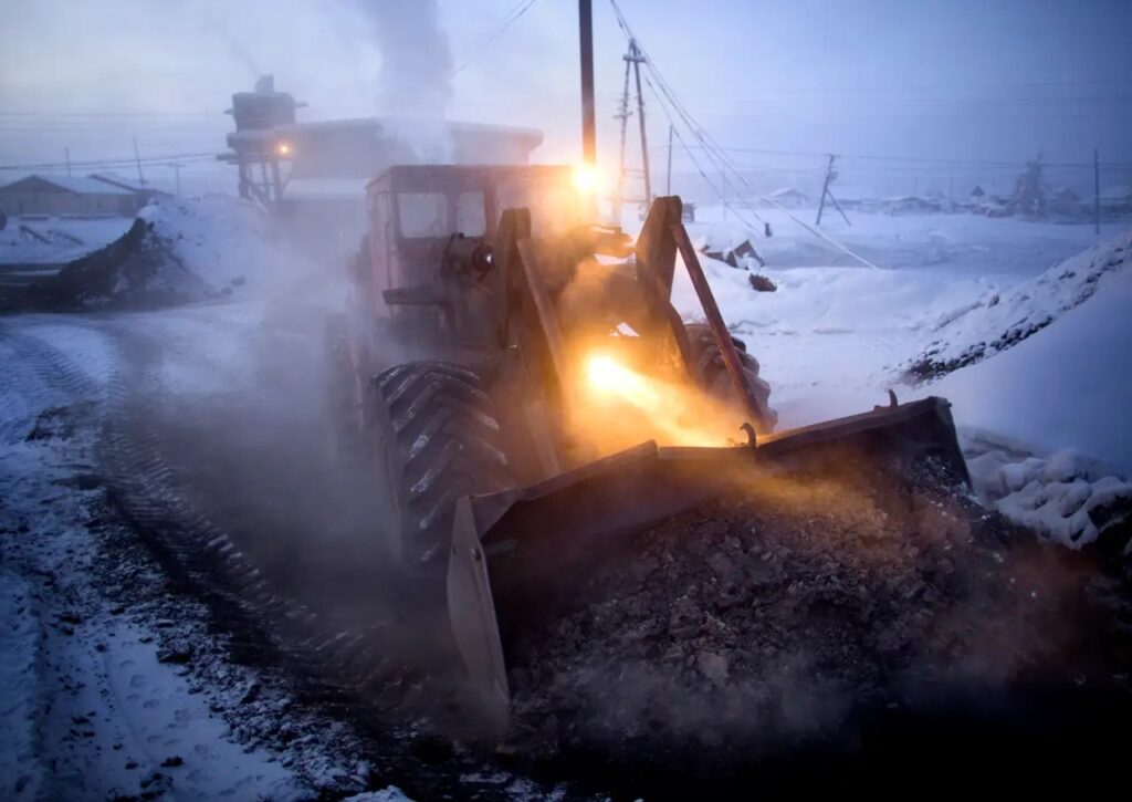 Because the ground is too cold to grow vegetables, people in Oymyakon rely on animal husbandry or municipal work