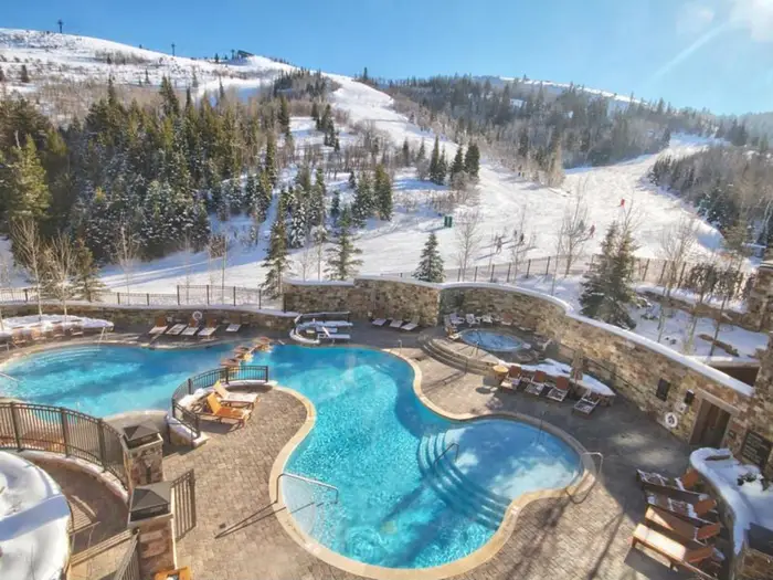 If you want to swim around, you can take advantage of the St. Regis Deer Valley pool