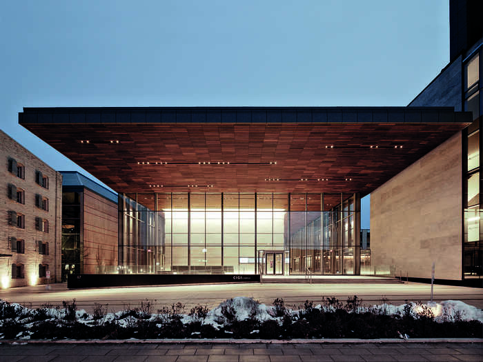 The campus for the Centre for International Governance  and Innovation in Waterloo