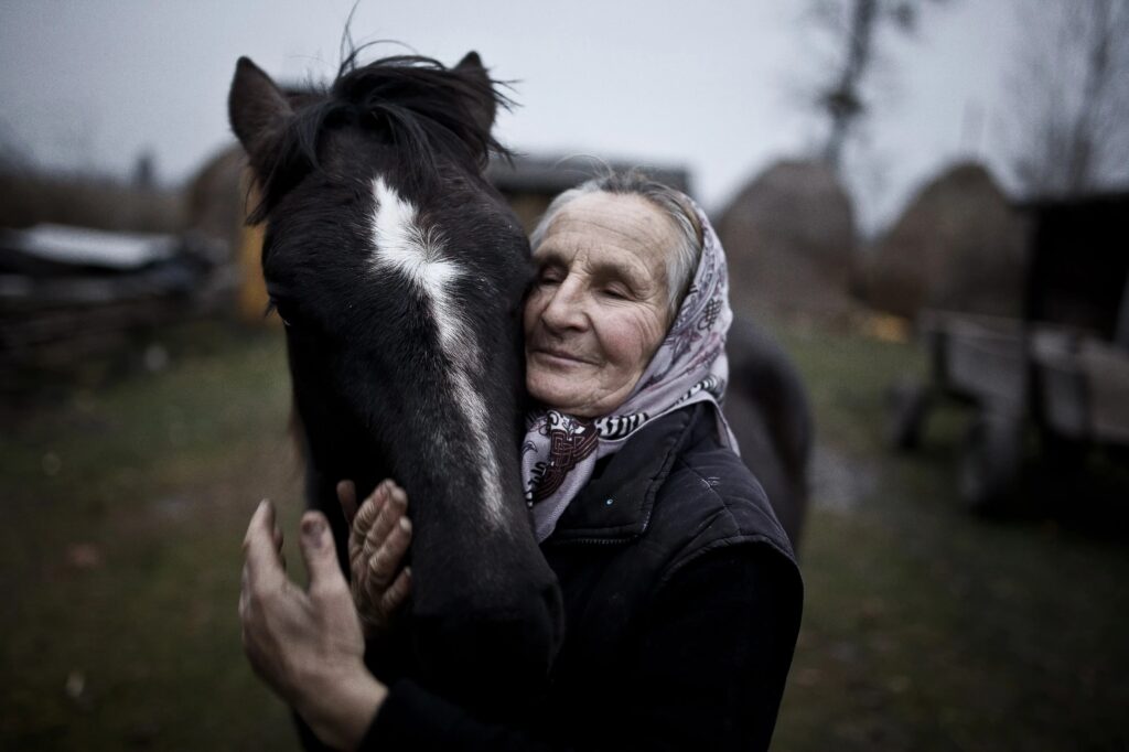 Poland: “The Inhabitant Of Szack Of Ukraine And Her Horse” by Mateusz Baj