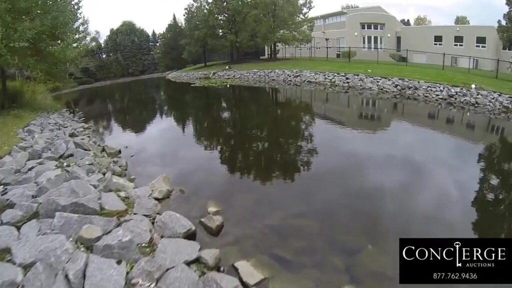 Pond stocked with fish